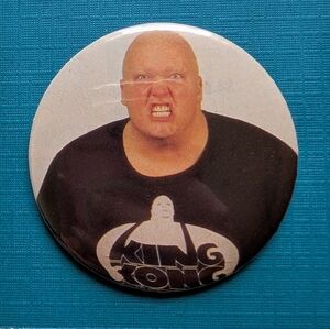 10/$25 WWF King Kong Bundy Handmade Vintage 2.25" Button